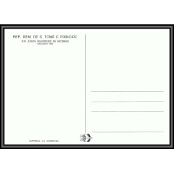5850 Carte maximum card s tome e principe mi N°869/876 jeux olympiques olympic games los angeles sarajevo 1984 1983 fdc