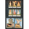 106i - Fujeira - MNH ** Mi N°1222/1227 A + bloc 117/118 A Tableau (tableaux nudes paintings) modigliani
