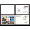 Allemagne (germany) - Carte commemorative (card) 2140 750 jahre stadt kiel 1992 bateau bateaux ship lot 2 cartes 