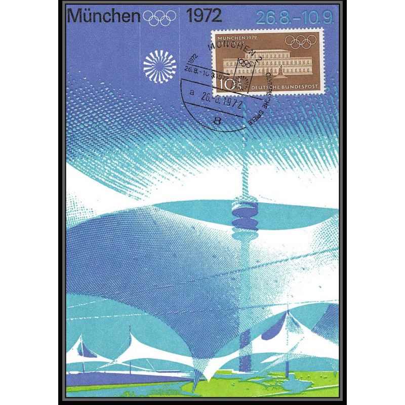 Allemagne (germany) - Carte maximum card 2105 - jeux olympiques (olympic games) 1972 MUNICH munchen