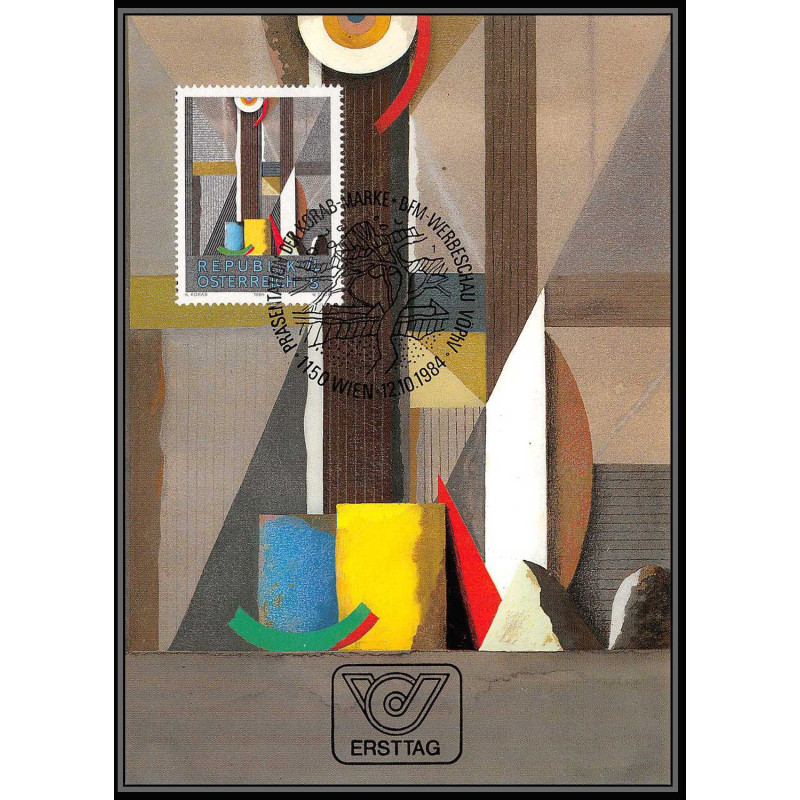 Allemagne (germany) - Carte maximum card 2157 Tableau (Painting) Karl korab 1994