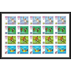 108 - Manama - MNH ** Mi N°77/84 B Non dentelé imperf jeux olympiques olympic games mexico 68 feuilles sheets