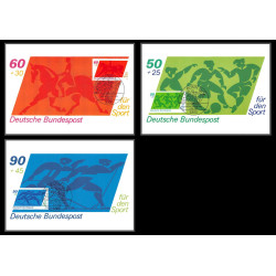 Allemagne (germany) - Carte maximum card 3595 fur den sport 1980 bonn Football soccer equitation jumping
