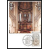 Belgique (Belgium) Carte maximum card 1616 - bruxelles rue de la régence synagogue 1978