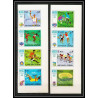 112 - Ajman - MNH ** N°247/254 B jeux olympiques olympic games mexico 68 Football (Soccer) Non dentelé imperf