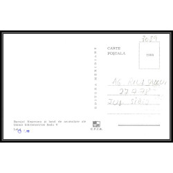 Roumanie (Romania) Carte maximum card 1688 - N° 3089 Centrales hydroélectriques BARRAGE NEGOVANU 1978 barajul dam