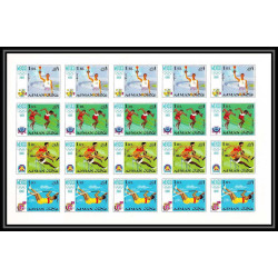 112b - Ajman MNH **N°247/254 B jeux olympiques olympic games mexico 68 Non dentelé imperf feuilles sheets