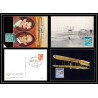 san marin (san marino) - Carte maximum card 1903 mi N°165/167 posta aerea 1978 the first flight of the wright brothers