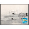 san marin (san marino) - Carte maximum card 1903 mi N°165/167 posta aerea 1978 the first flight of the wright brothers