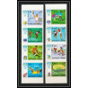 112c - Ajman - MNH ** N°247/254 B jeux olympiques olympic games mexico 68 Football (Soccer) Non dentelé imperf