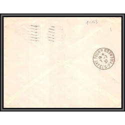 10143 1er transport aerien de courrier postal sans surtaxe 7/7/1937 paris pau lettre cover France aviation 
