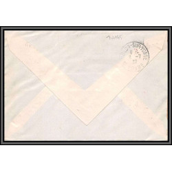 10145 1er transport aerien de courrier postal sans surtaxe 7/7/1937 tarbes curé courlons sur yonne lettre cover France