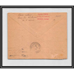 10155 1er service aérien francais direct Europe congo Madagascar via stanleyville 9/6/1937 lettre cover France aviation 
