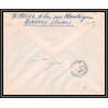10193 N°851 UPU 1ère liaison aerienne directe paris cayenne 4/12/1949 par avion lettre cover France aviation 