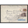10233 par avion 1ère liaison air france paris mexico 27/4/1952 lettre cover France aviation 