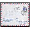 10260 N°1241 la reunion 1ère liaison par jetliner dc8 UAT paris salysbury rhodesia 14/9/1960 France aviation 