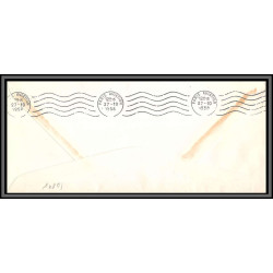 10898 first jet clipper airmail new york krag paris aviation lettre cover usa aviation 