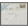 10929a Mi N°804 5/2/1953 par avion krag ultima palabra aviation lettre cover argentine argentina 