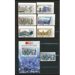 117b - Ras Al Khaima MNH ** Mi N°600/605 A + bloc N°109 A jeux olympiques (winter olympic games) SAPPORO 72