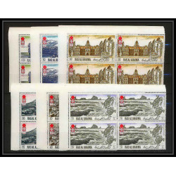 117c - Ras Al Khaima MNH ** Mi N°600/605 A + bloc 4 jeux olympiques (winter olympic games) SAPPORO 72