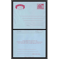 11141 10d entier stationery aerogramme gambie gambia 