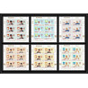 122d - Manama MNH ** Mi N°204/209 A jeux olympiques (summer olympic games) MEXICO 68 gold medalists feuilles sheets