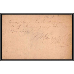 11458 Saint Johann in Tirol 1877 entier stationery carte postale postcard allemagne deutsche reichspost 