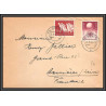 11477 N°88 / 91 Wolfach 1955 lettre cover allemagne bund rfa 
