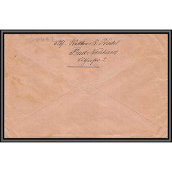 11492 N°505 paire Hindenburg 1939 bad nauheim lettre cover allemagne deutsches reich 