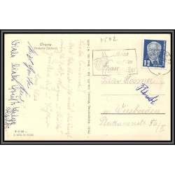 11502 carte postale postcard leipzig allemagne deutsche post 
