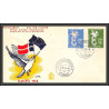 11515 europa 1958 fdc lettre cover allemagne bund germany saar land 