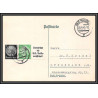 11518 maréchal hindenburg Bad Nauheim pour offenbach 1941 carte postale postcard poskarte allemagne deutsches reich 