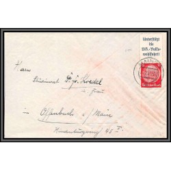 11524 maréchal hindenburg mainz pour offenbach 1939 carte postale postcard poskarte allemagne deutsches reich 