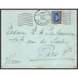 11959 lot de 5 documents affranchissement roi fouad 1930's lettre cover egypte egypt 