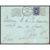 11959 lot de 5 documents affranchissement roi fouad 1930's lettre cover egypte egypt 