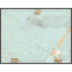 11959 lot de 5 documents affranchissement roi fouad 1930's lettre cover egypte egypt 