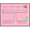 11961 thomas cook 1984 foreign exchange receipt lettre cover egypte egypt 