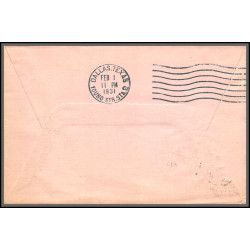 12037 inauguration first passenger mail service kansas city dallas 1/2/1930 premier vol first flight lettre airmail
