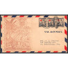 12076 st petersburg summer vacation 2/6/1931 lettre airmail cover usa aviation