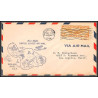 12092 wailuku / honolulu hilo hawai 8/10/1934 premier vol first flight lot 3 lettre airmail cover usa aviation