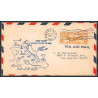 12092 wailuku / honolulu hilo hawai 8/10/1934 premier vol first flight lot 3 lettre airmail cover usa aviation