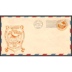 12096 7th miami all american air races 11-12/1/1935 premier vol first flight lettre airmail lot 2 dates et couleurs 