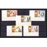 125 - Sharjah MNH ** Mi N°844/848 B jeux olympiques olympic games munich 72 Non dentelé imperf soccer