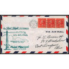 12142 am 1002 experimental pick up route point pleasant 28/5/1939 premier vol first flight lettre airmail cover usa 