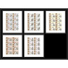 125b - Sharjah MNH ** Mi N°844/848 B jeux olympiques olympic games munich feuilles sheets Non dentelé imperf