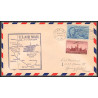 12171 am 78 burley 23/11/1946 premier vol first flight lettre airmail cover usa aviation