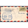 12175 extention route 54 chicago miami 1/12/1946 premier vol first flight lettre delta airlines cover usa aviation
