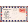 12184 dedication sussex county airport georgetown 31/5/1946 premier vol first flight lettre airmail cover usa aviation