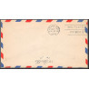 12201 enveloppe rouge fam 34 houston to habana cuba 4/6/1948 premier vol first flight lettre airmail cover usa aviation