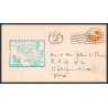 12210 am 79 pittsfield 19/9/1949 premier vol first flight airmail stationery entier usa aviation